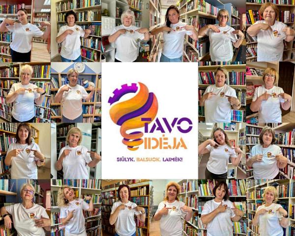 Klaipėdos rajono bibliotekininkai – „Tavo idėja“ ambasadoriai nuotrauka