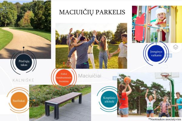 Maciuičių parkelio sutvarkymas ir pritaikymas gyventojų poreikiams nuotrauka