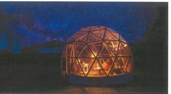 Kupolas-laisvalaikio erdvė, bet kokiu oru nuotrauka