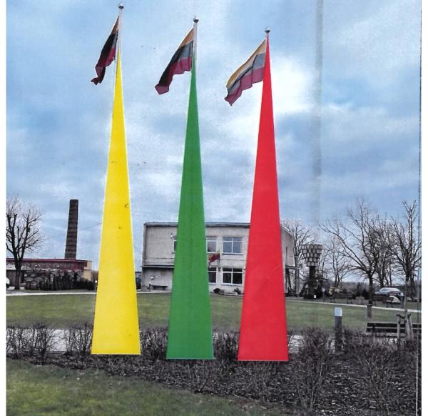 Lietuvos spalvos Kretingalės širdyje nuotrauka