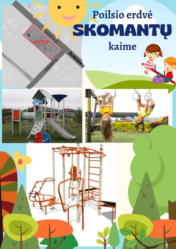 Poilsio erdvė Skomantų kaime nuotrauka