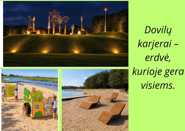 Projekto pavadinimas „Poilsio ir ramybės oazė prie Dovilų karjerų“ nuotrauka