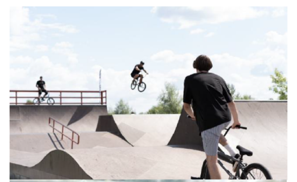 Veiviržėnų miestelio viešosios erdvės sukūrimas „Riedučių, riedlenčių ir bmx dviračių parko“ įrengimas Veiviržo slėnyje nuotrauka